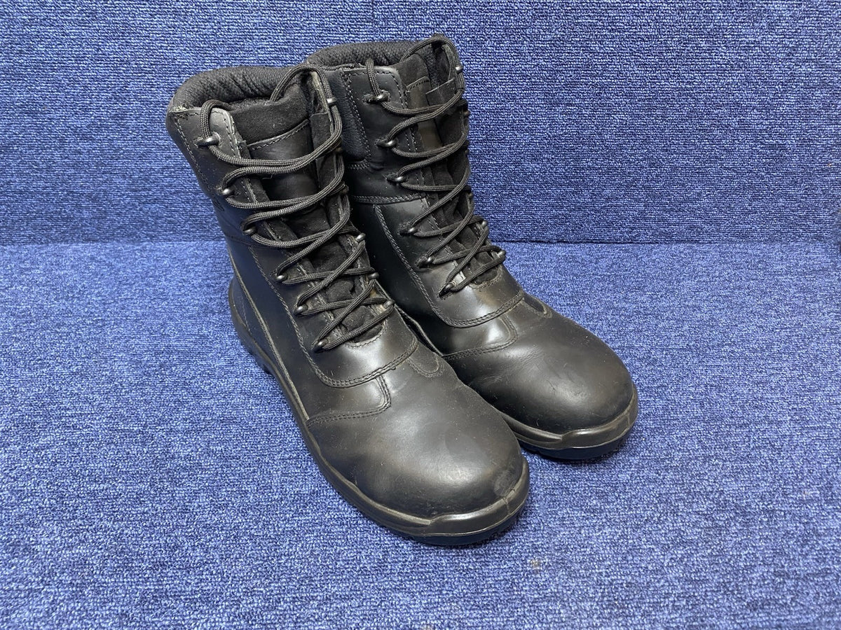UK SIZE 13 - Black Steel Toe Capped Safety Boots