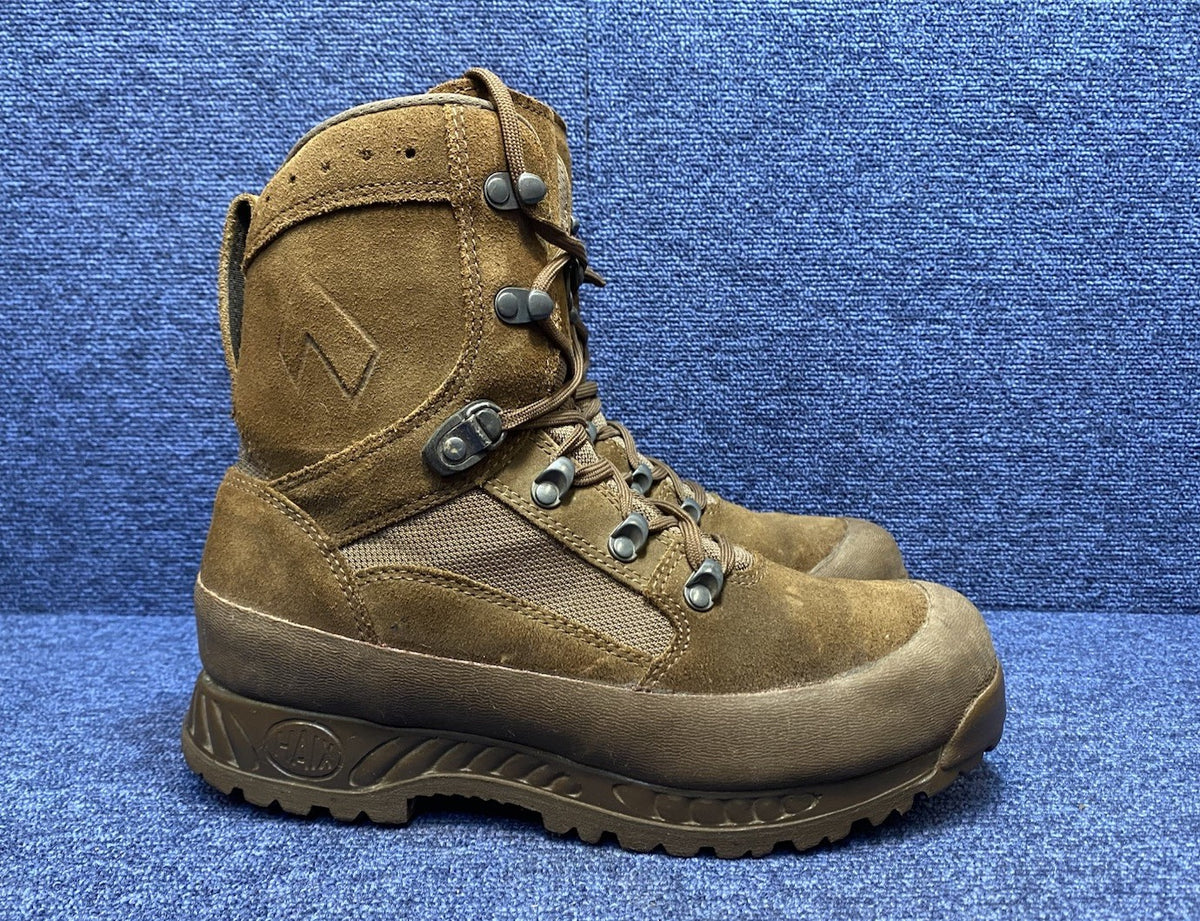 Size UK 7W - British Army Haix Brown Desert Combat Boots