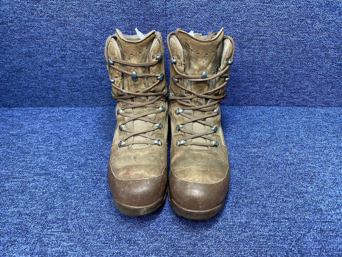 Size UK 10M - British Army Haix Brown Desert Combat Boots