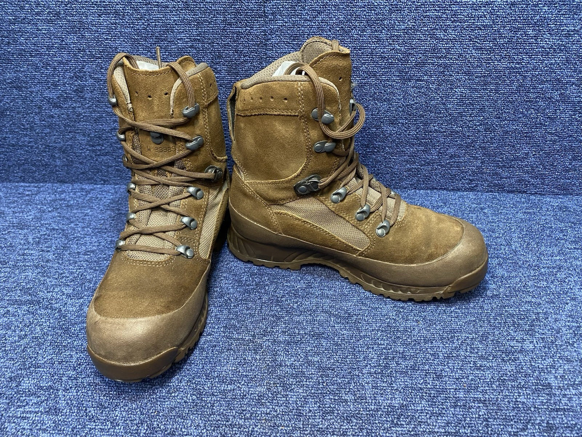 Size UK 7W - British Army Haix Brown Desert Combat Boots