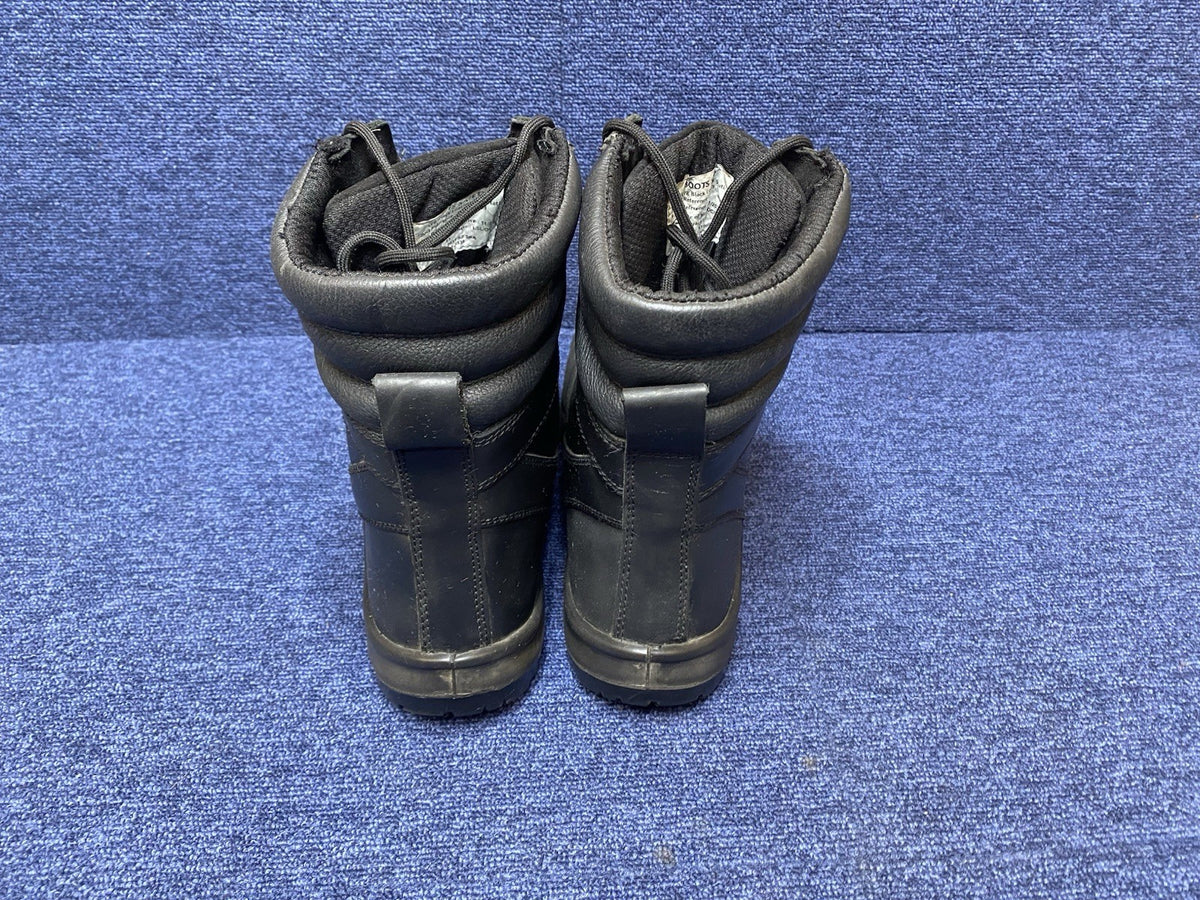 UK SIZE 13 - Black Steel Toe Capped Safety Boots