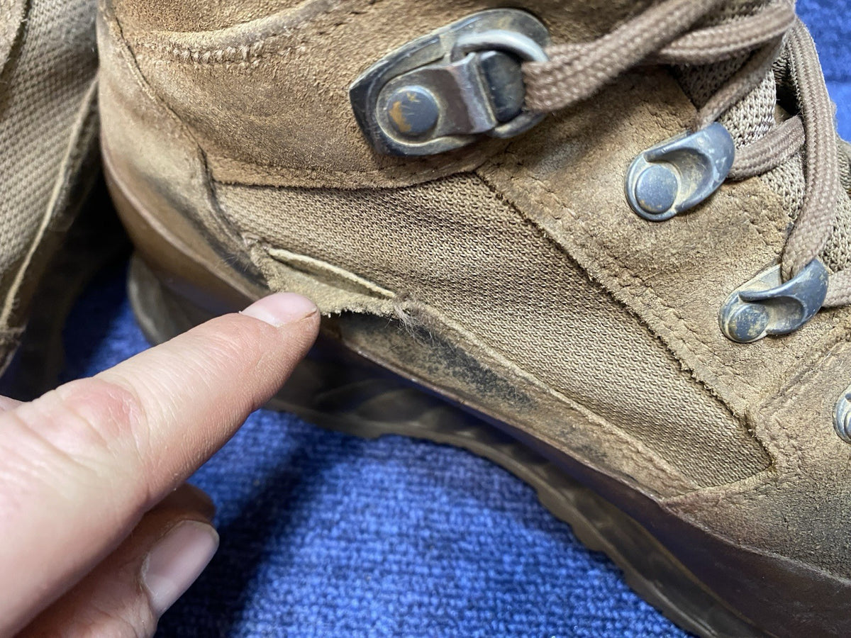 Size UK 10M - British Army Haix Brown Desert Combat Boots