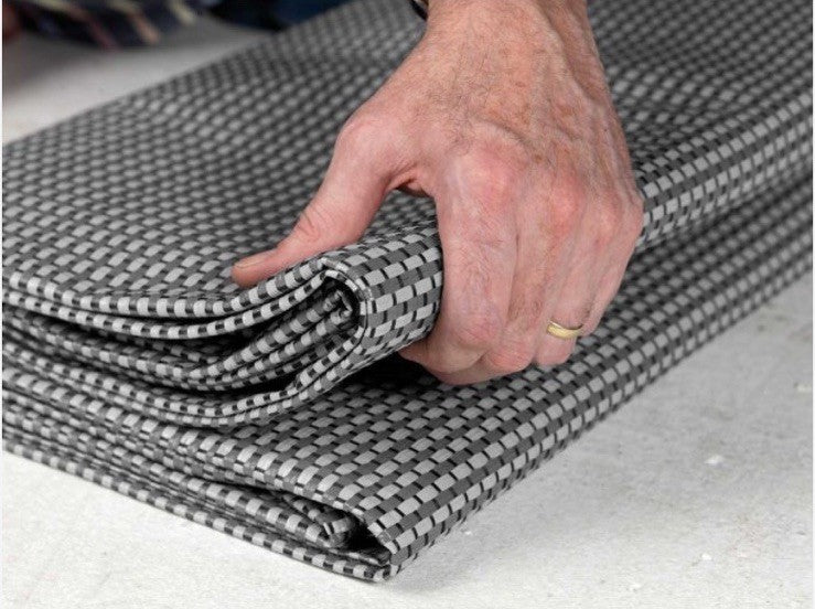Dorema Starlon Grey 250 x 400cm Heavy Duty Woven Breathable Groundsheet Carpet