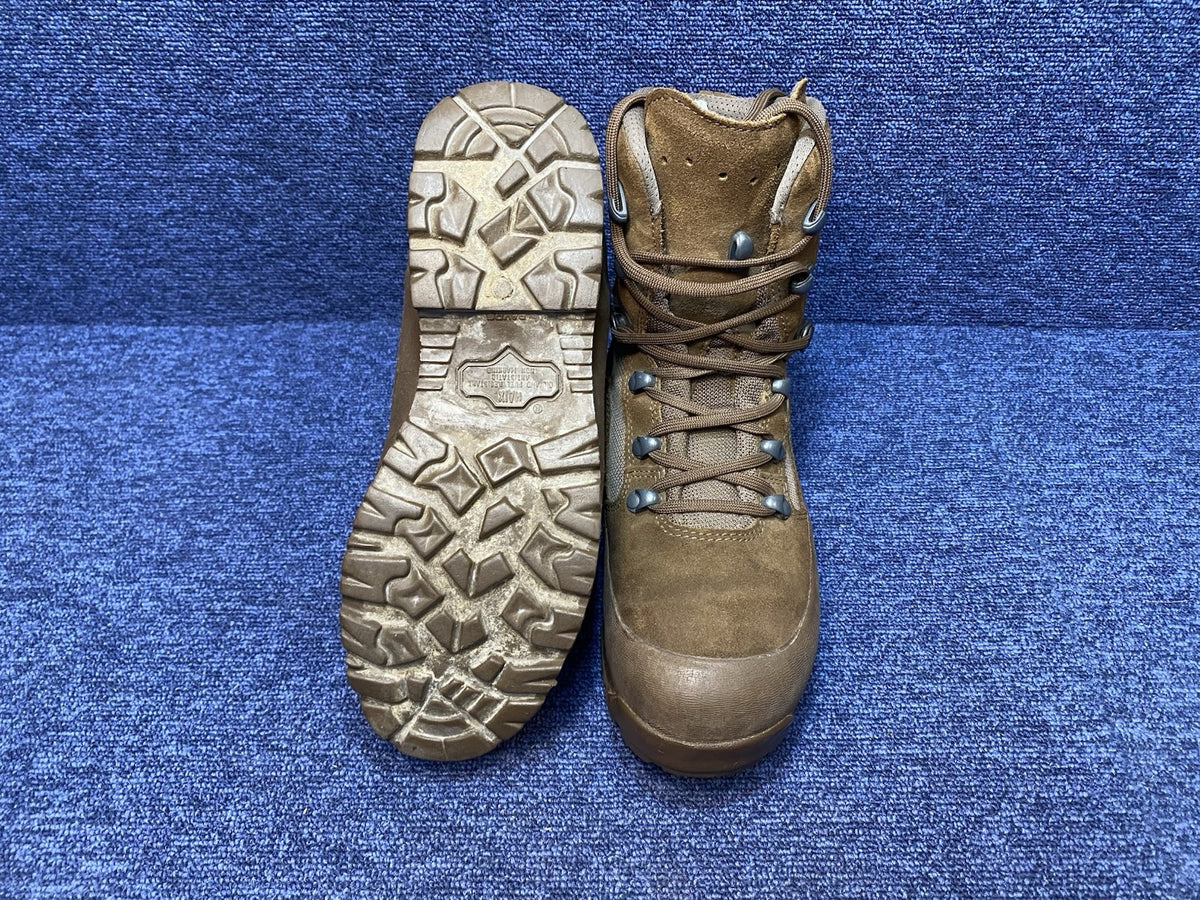 Size UK 7W - British Army Haix Brown Desert Combat Boots