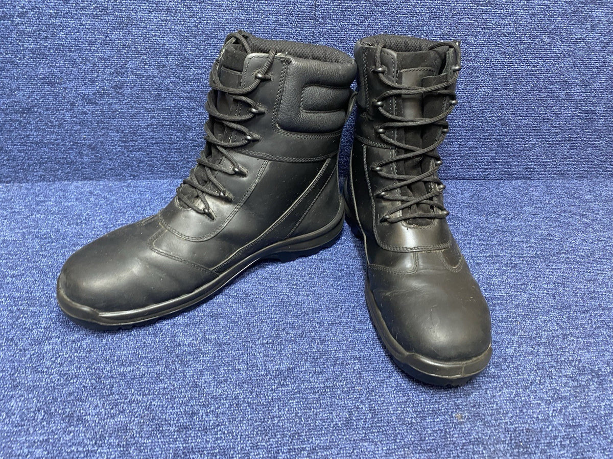 UK SIZE 13 - Black Steel Toe Capped Safety Boots