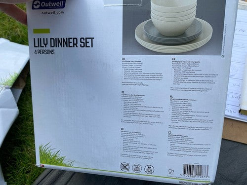 Outwell Outdoor Camping - 12 Piece Tableware Set