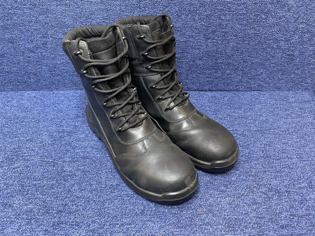 UK SIZE 13 - Black Steel Toe Capped Safety Boots