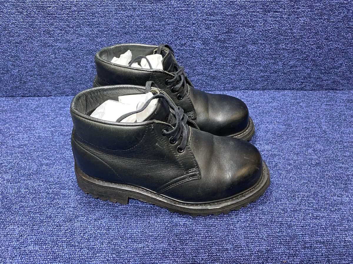 Mint Condition - SIZE UK 3 - Black Steel Toe Cap Safety Boots