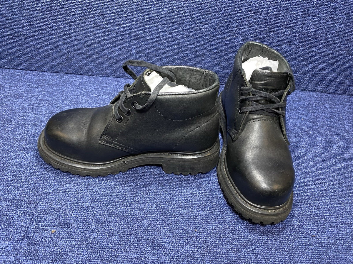 Mint Condition - SIZE UK 3 - Black Steel Toe Cap Safety Boots