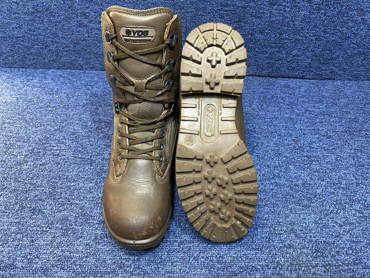 SIZE UK 5M - YDS Patrol Walking/Hiking - Brown Boots Male