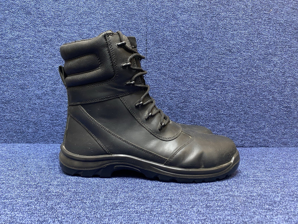 UK SIZE 13 - Black Steel Toe Capped Safety Boots