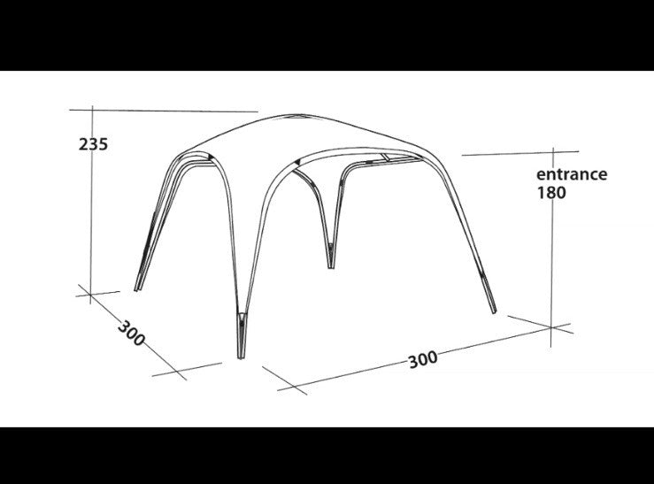 New - Outwell Summer Lounge M 3x3m