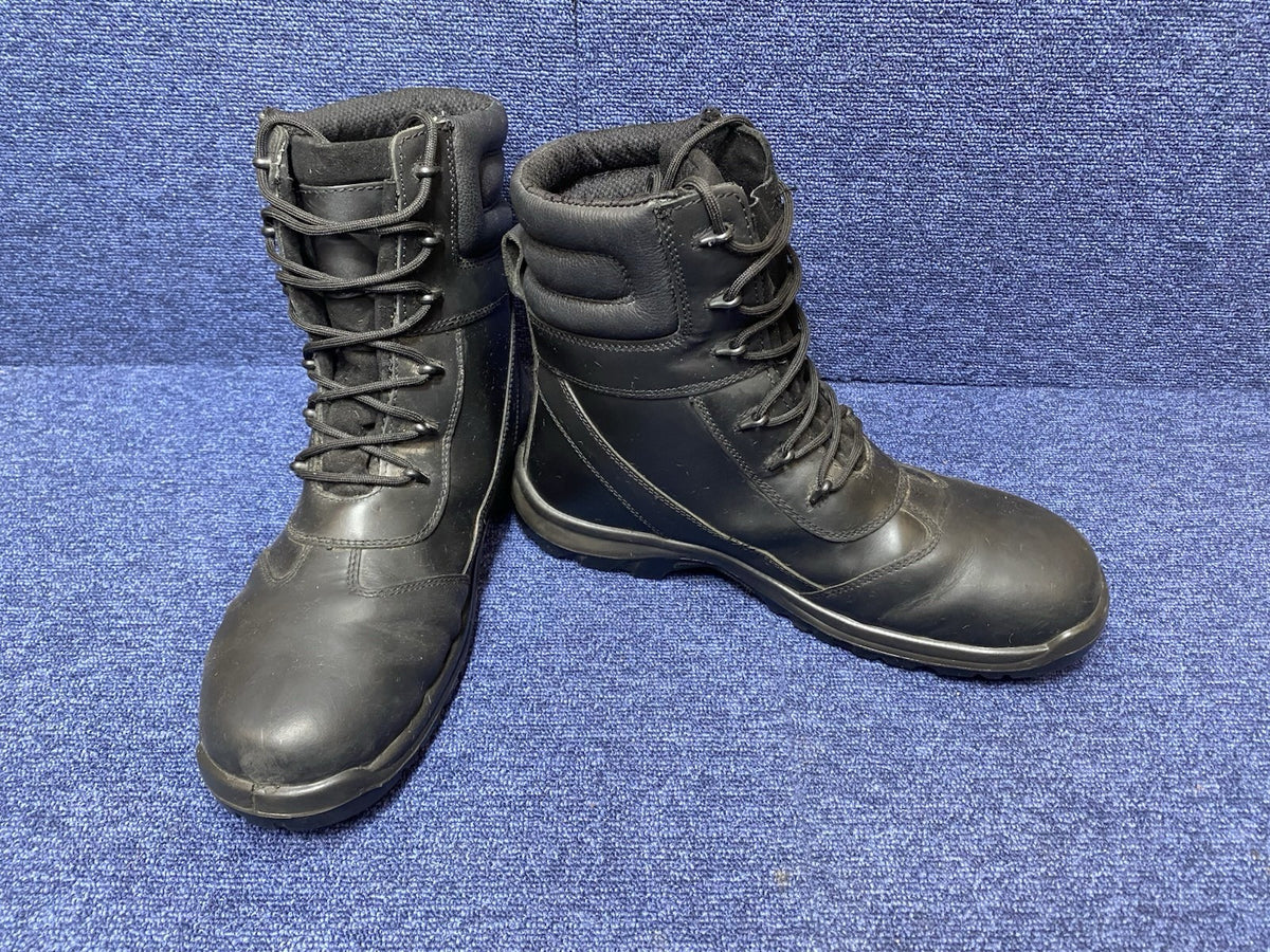 UK SIZE 13 - Black Steel Toe Capped Safety Boots