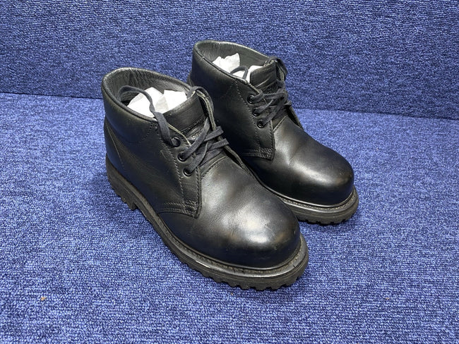 Mint Condition - SIZE UK 3 - Black Steel Toe Cap Safety Boots