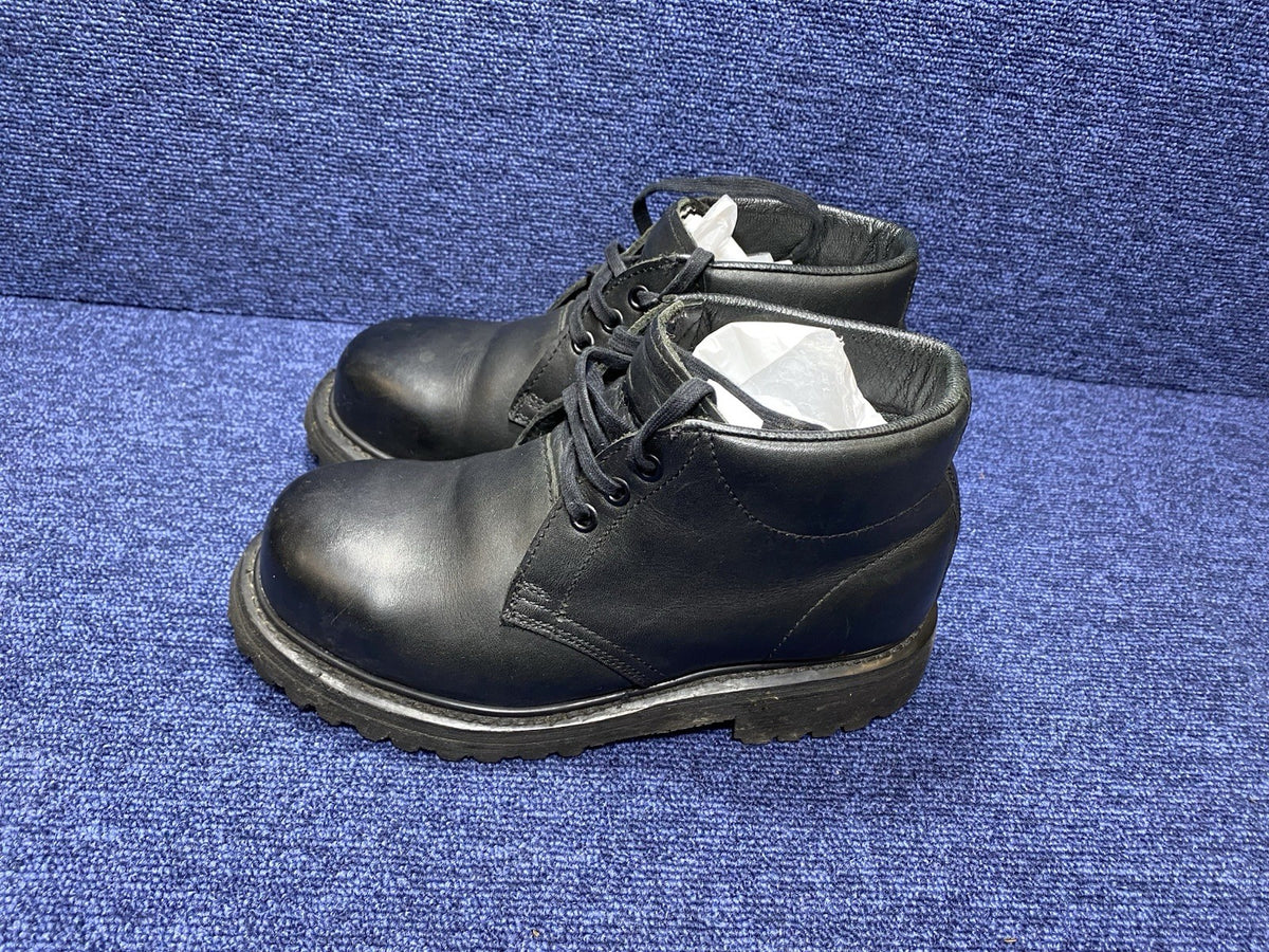 Mint Condition - SIZE UK 3 - Black Steel Toe Cap Safety Boots