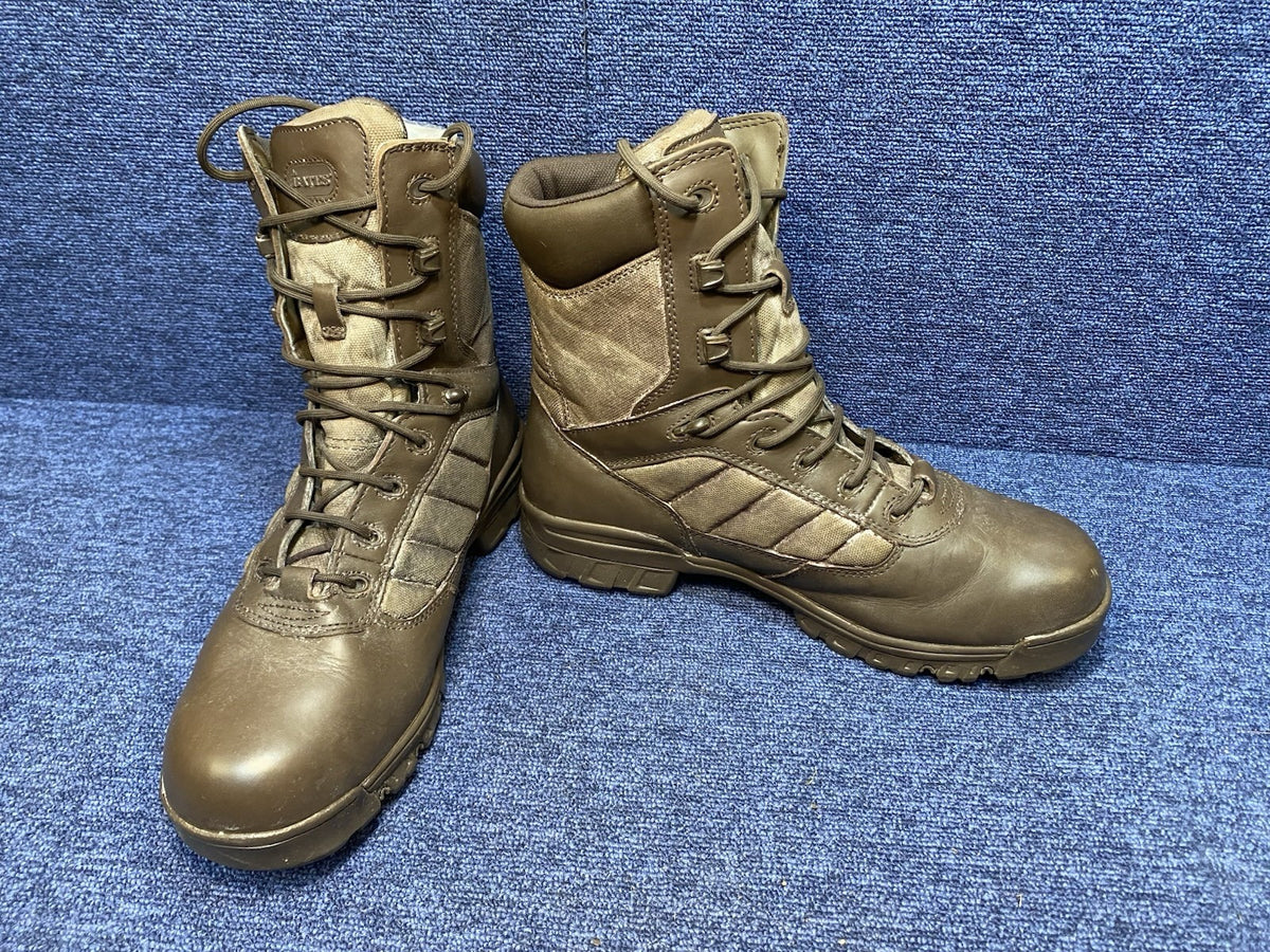 SIZE UK 11M - Bates Patrol Walking/Hiking - Brown Boots Male- VG