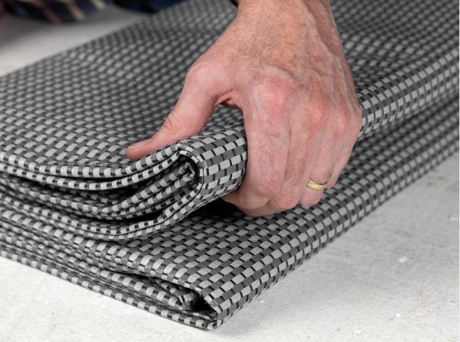 Dorema Starlon Grey 250 x 700cm Heavy Duty Woven Breathable Groundsheet Carpet