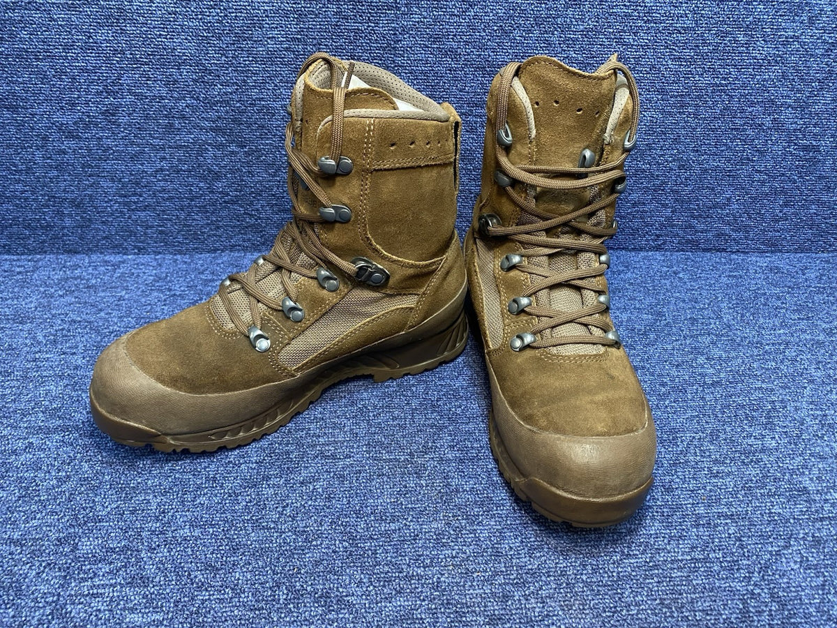 Size UK 7W - British Army Haix Brown Desert Combat Boots