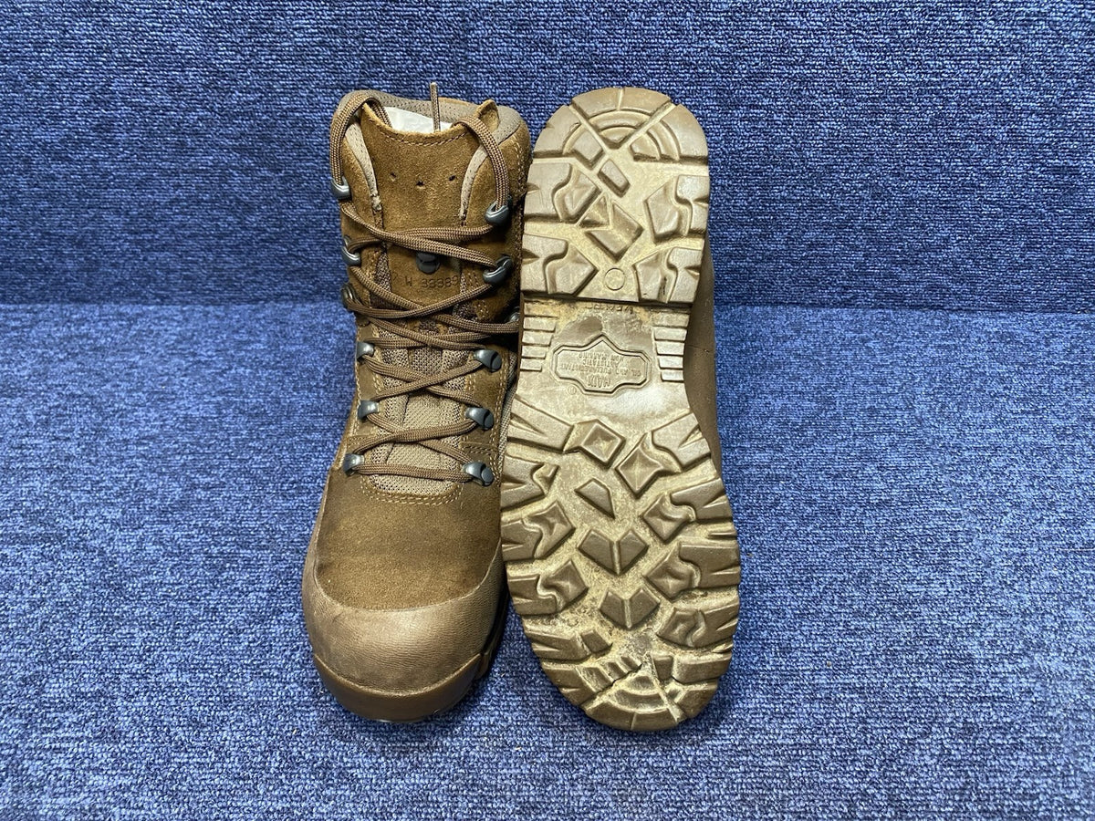 Size UK 7W - British Army Haix Brown Desert Combat Boots