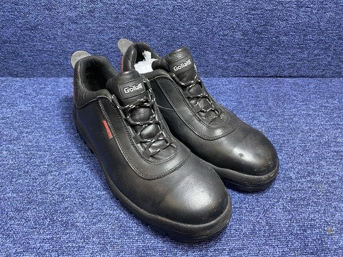 UK SIZE 11 - Goliath Black Steel Toe Capped Safety Shoe
