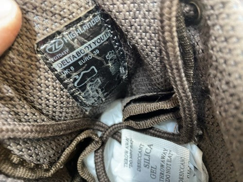 Highlander - Delta Youth Boots Size 6