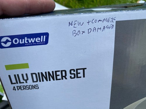 Outwell Outdoor Camping - 12 Piece Tableware Set