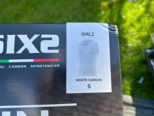 Mesh Sleeveless Core SML2 White  - Small