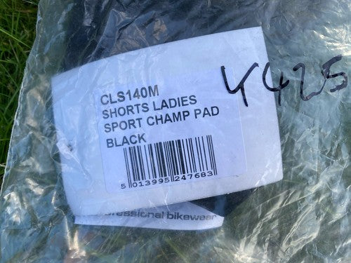 Woman’s Padded Cycling Shorts - Medium Black